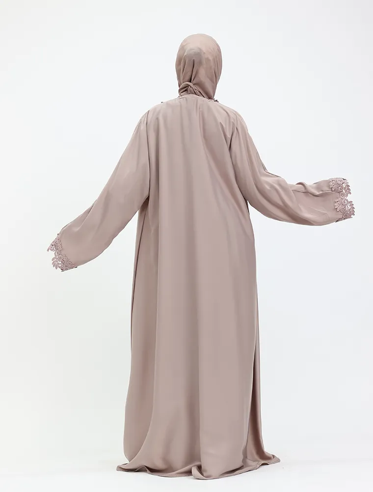 Rose Pink 2 Piece Amara Abaya